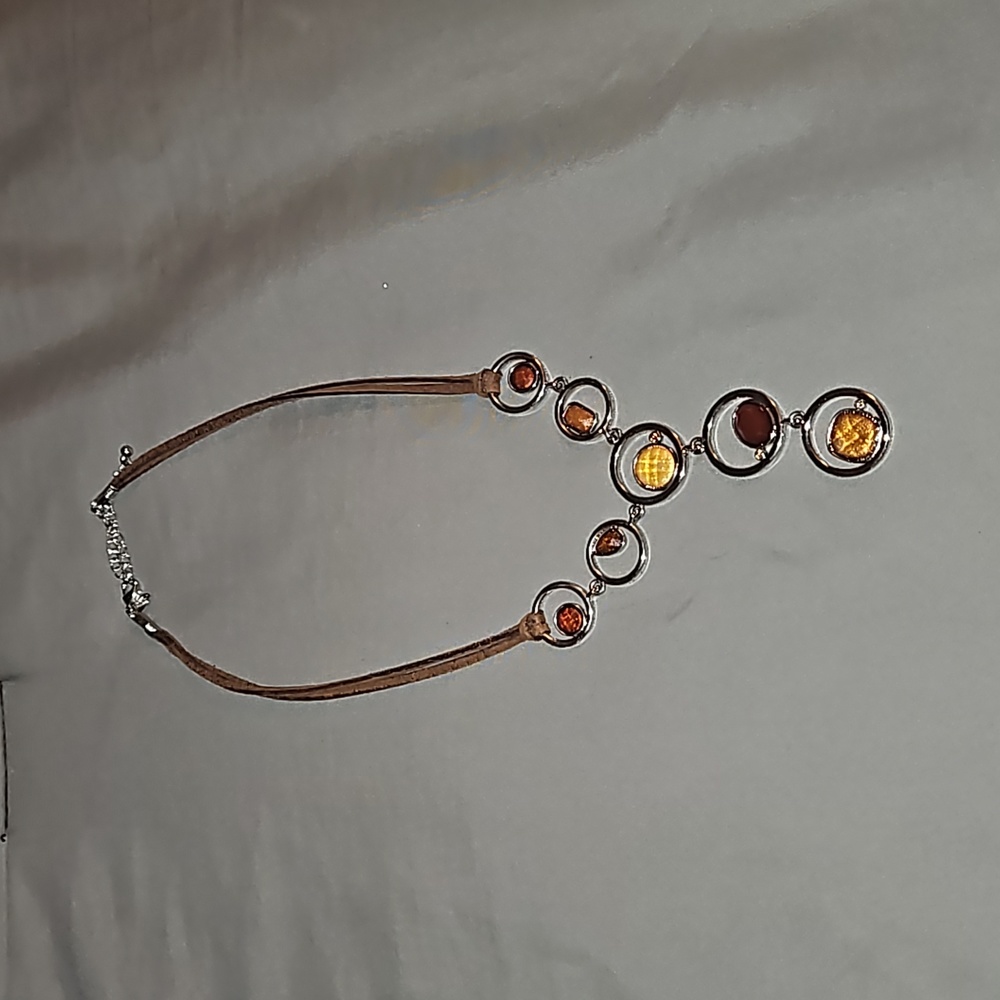 Lia Sophia Rootbeer Cord Necklace - Picture 2 of 6